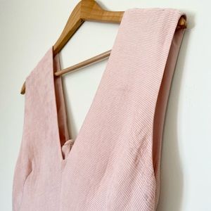 Sandro Paris Pink Back-tie Romper